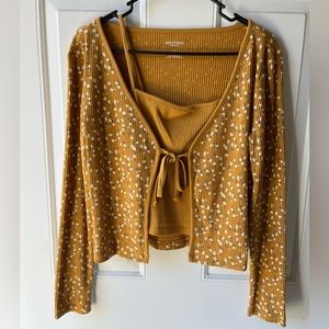 Tank & Cardigan Set